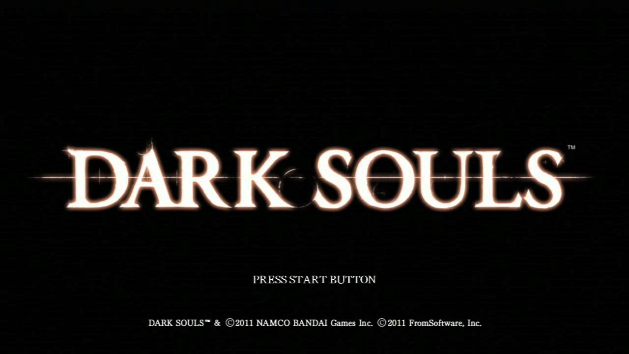 Tela título de Dark Souls 1