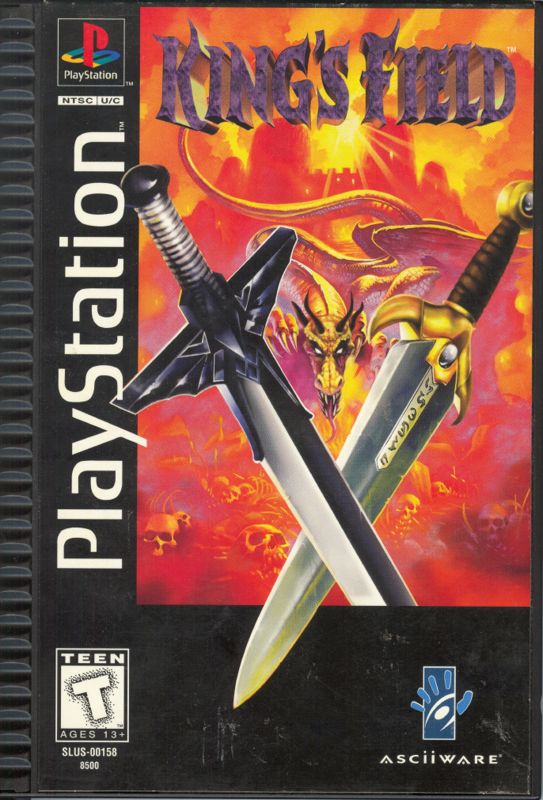 Capa de King's Field do PS1