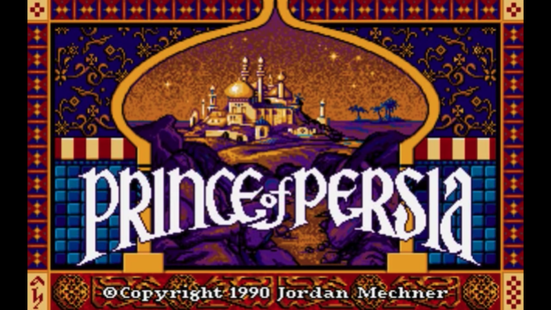 Tela título Prince of Persia PC
